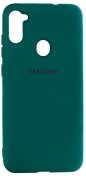 Чохол Device for Samsung M11 M115 2020 - Original Silicone Case HQ Dark Green  (SCHQ-SMМ115-DG)