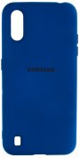 Чохол Device for Samsung A01 A015 2020 - Original Silicone Case HQ Blue  (SCHQ-SMA01-BL)