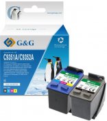 Сумісний картридж G&G for HP 21 / 22 Black/Tri-color Combo Pack (G&G-SD367AE)