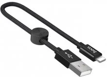 Кабель Hoco X35 Premium AM / Lightning 0.25m Black (X35 Lightning Black)