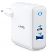 Зарядний пристрій Anker PowerPort Atom III 45W USB-C 15W USB-A White  (A2322G21)