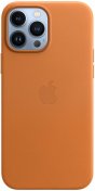 Чохол Apple for iPhone 13 Pro Max - Leather Case with MagSafe Golden Brown (MM1L3)