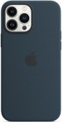 Чохол HiC for iPhone 13 Pro Max - Silicone Case without MagSafe Abyss Blue