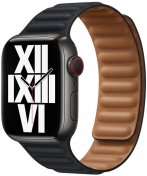 Ремінець Apple for Apple Watch 41mm - Leather Link Midnight - M/L (ML7T3)