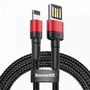 Кабель Baseus Cafule 2.4A AM / Lightning 1m Red/Black (CALKLF-G91)