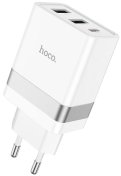 Зарядний пристрій Hoco N21 Pro Tourer 30W White (N21 Pro White)