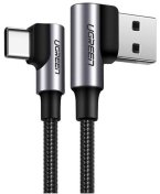 Кабель UGREEN US176 AM / Type-C 1m Black (UGR-20856)