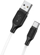 Кабель BOROFONE BX42 Encore 3A AM / Type-C 1m White (BX42CW)