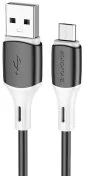 Кабель BOROFONE BX79 2.4A AM / MicroB 1m Black (BX79MB)
