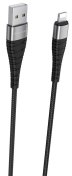 Кабель BOROFONE BX32 5A AM / Lightning 1m Black (BX32LB)