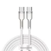 Кабель Baseus Cafule Metal 100W CM / CM 2m White (CATJK-D02)