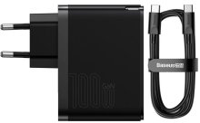 Зарядний пристрій Baseus GaN5 Pro Fast Charger 100W Black Type-C/Type-C  (CCGP090201)