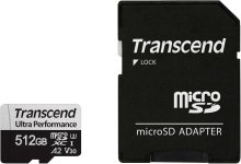 FLASH пам'ять Transcend Ultra Performance 340S Micro SDXC 512GB with adapter (TS512GUSD340S)
