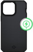 Чохол iTSkins for iPhone 15 BALLISTIC R NYLON with MagSafe Black  (AP5N-HMABA-BLCK)