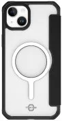 Чохол iTSkins for iPhone 15 HYBRID R Folio Black (AP5N-HYFMA-BKRL)