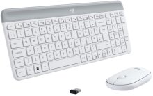 Комплект клавіатура+миша Logitech MK470 Slim Combo Off-White (920-009205)
