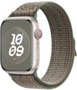 Ремінець Apple for Apple Watch 45mm - Nike Sport Loop Sequoia/Orange (MTL63)