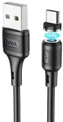 Кабель Hoco X52 Magnetic 2.4A AM/MicroB 1m Black (6931474735539)
