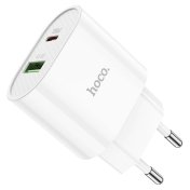 Зарядний пристрій Hoco C95A Lineal PD QC3.0 20W White  (C95_white)