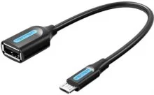 Дата кабель Vention Micro USB / AF Black (CCUBB)