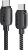 Кабель Essager Breeze 100W Type-C / Type-C 3m Black (EXCTT1-WLC01-P)