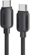 Кабель Essager Breeze 100W Type-C / Type-C 2m Black (EXCTT1-WLA01-P)