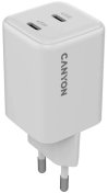 Зарядний пристрій Canyon CU45CC GaN 45W White (CNS-CUW45CC)