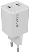 Зарядний пристрій Canyon CU35CC PD GaN 35W White (CNS-CUW35CC)