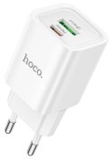 Зарядний пристрій Hoco C149A Charm QC3.0 PD 30W White  (6942007630337)
