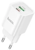 Зарядний пристрій Hoco C149A Charm QC3.0 PD 30W White (6942007630337)
