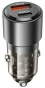 Автомобільний зарядний пристрій BOROFONE BZ20A Smart 83W Transparent Black (6941991101625)