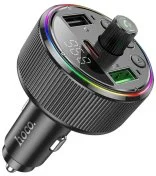 FM-Трансмітер + АЗП Hoco E82 Guerrero 30W Black (6942007620642)