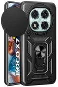 Чохол BeCover for Poco X7 - Military Black (712873)