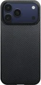 Чохол Pitaka for Apple iPhone 17 Pro - Ultra-Slim Twill Black/Grey (KI1701BP)