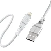 Кабель Promate PowerLine-Ai120 2.4A AM / Lightning1.2m White (6959144060767)