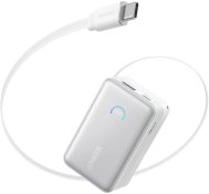 Батарея універсальна Anker Nano 10000mAh 45 Built-In USB-C Cable White (A1638H21)
