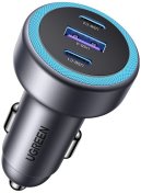 Автомобільний зарядний пристрій UGREEN EC307 30W 3-Port Fast Car Charger Grey (EC307/45843)