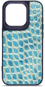 Чохол Harder for Apple iPhone 14 Pro - Crocosaur Blue (ARM76724)