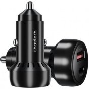 Автомобільний зарядний пристрій Choetech TC0014 60W Black