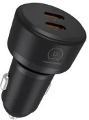 Автомобільний зарядний пристрій WUW C243 40W Black (6972573338351)