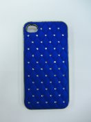 Чохол для iPhone 4 / 4S Mobiking Diamond cover синій
