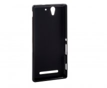 Чохол Melkco для Sony Xperia C3 - Poly Jacket TPU чорний