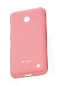 Чохол Melkco для Nokia Lumia 630 - Poly Jacket TPU рожевий