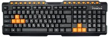 Клавіатура Frimecom FC-158 чорна/оранжева
