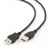 Кабель USB Gembird AM / AF 4.5 м чорний