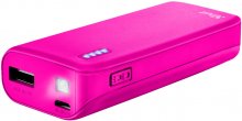 Батарея універсальна Trust Primo Power Bank 4400mAh Neon Pink (22059)