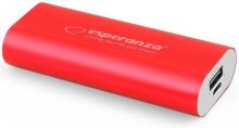 Батарея універсальна Esperanza EMP105R 4400mAh Red