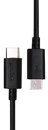 Кабель Prolink Micro USB / Type-C 1m Black (PB480-0100)
