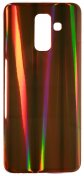 Чохол Milkin for Samsung A6 Plus 2018 - Glass Rainbow case Superslim Red