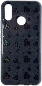 Чохол Milkin for Huawei P Smart Plus - Glitter Heart series Superslim Black